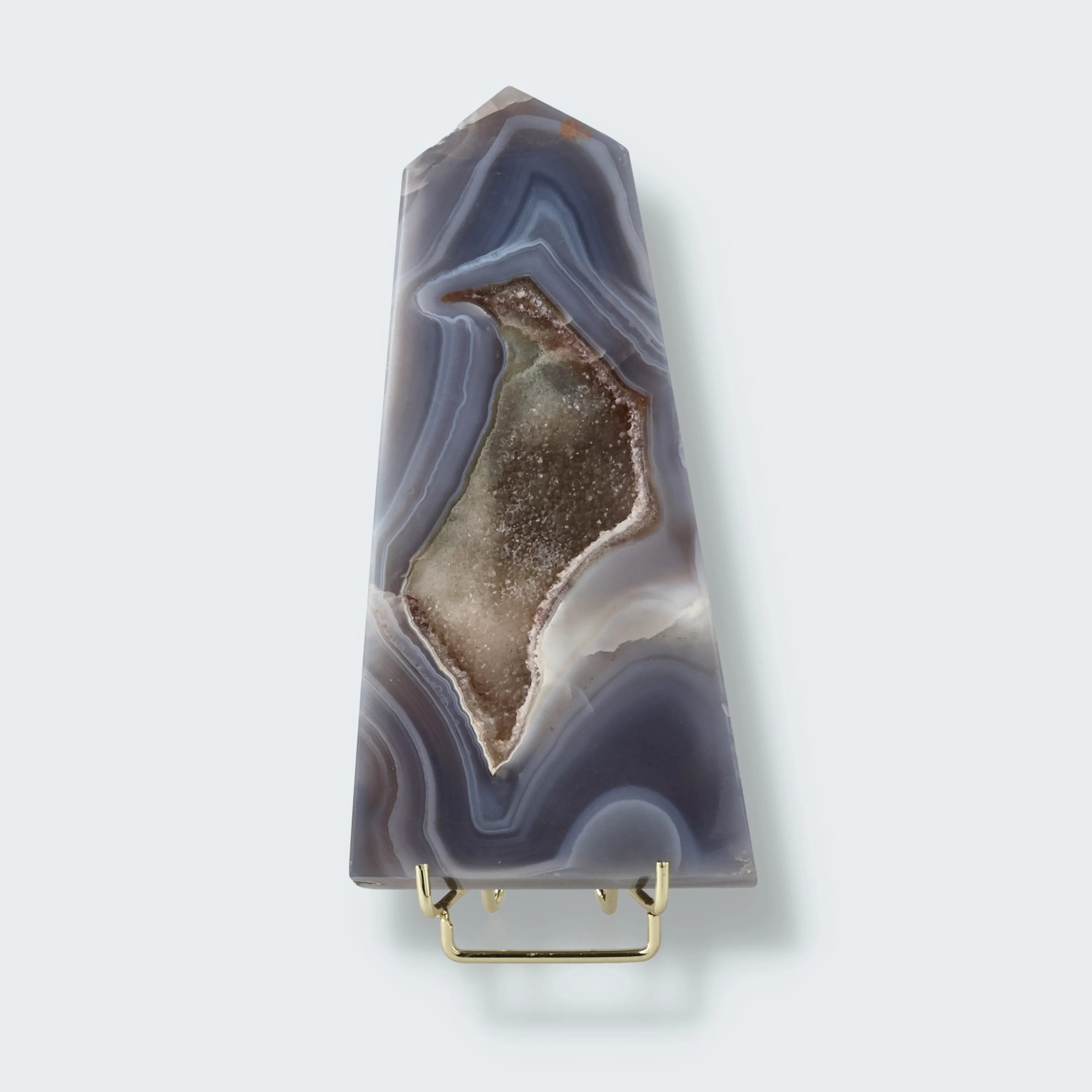 Achat Geoden-Turm aus Brasilien