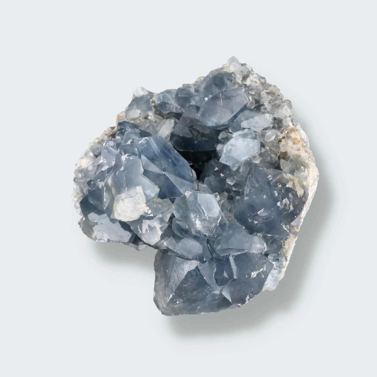 Coelestin aus Madagaskar, Stufe 10,5 × 10,5 × 7,0 cm