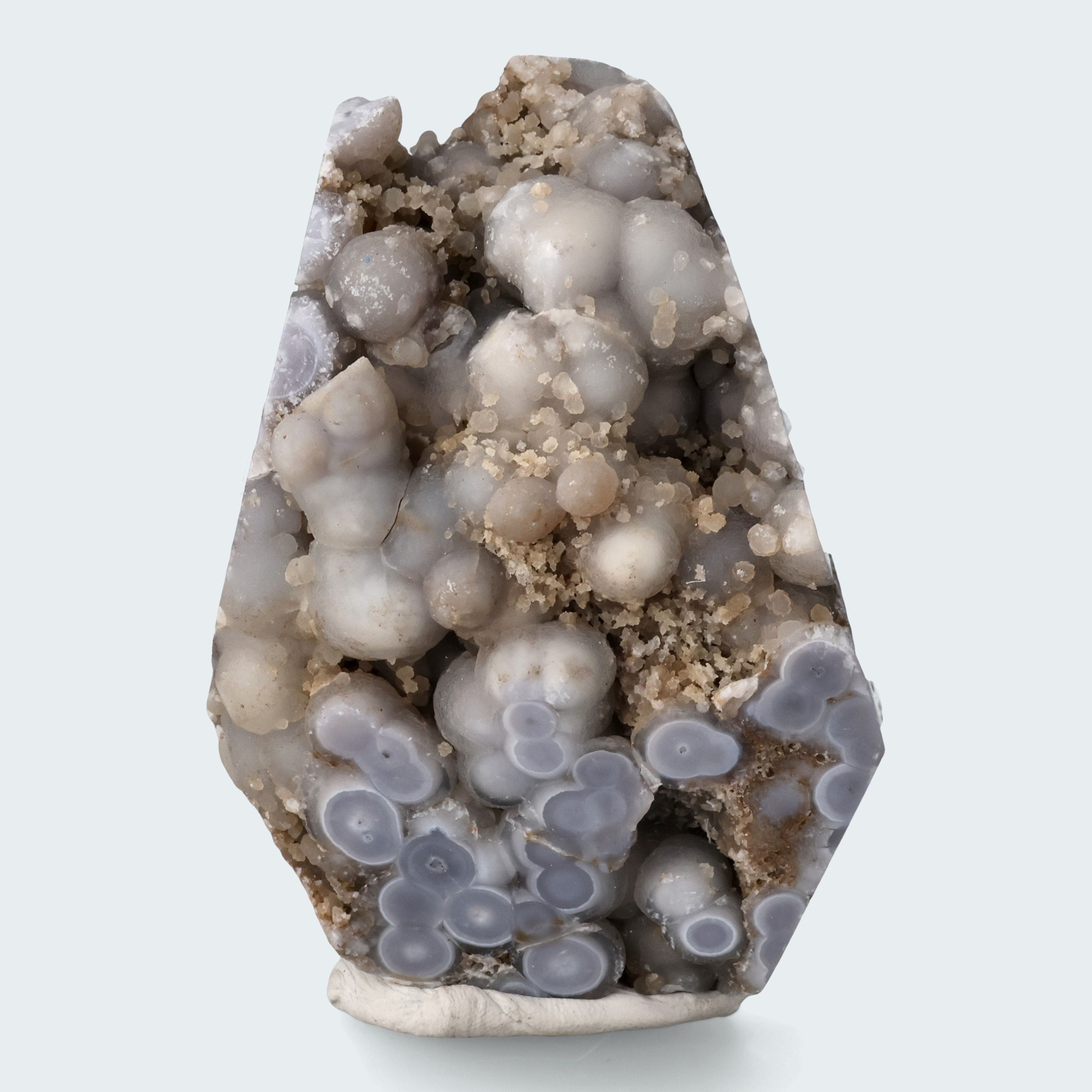 Trauben Achat Freeform aus Indonesien  (409g)