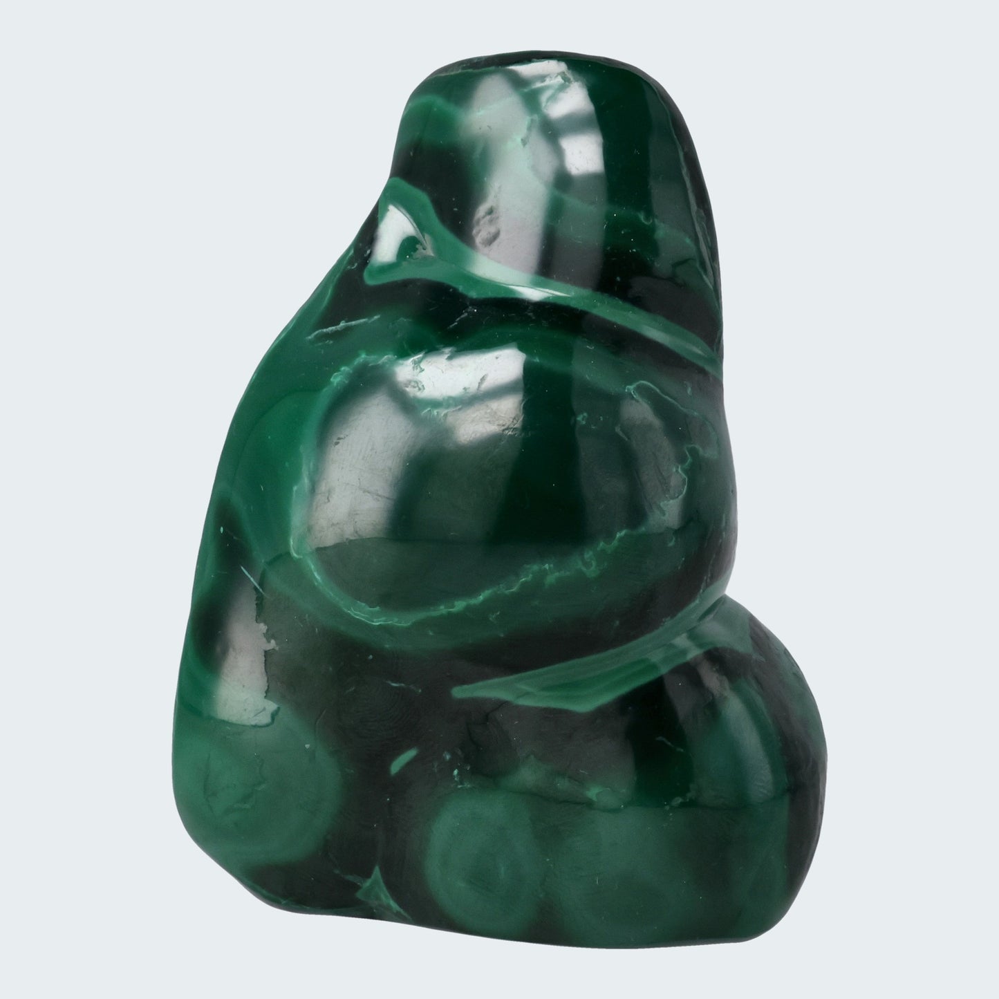 Malachit Handstufe poliert (409g) - crystal paradise