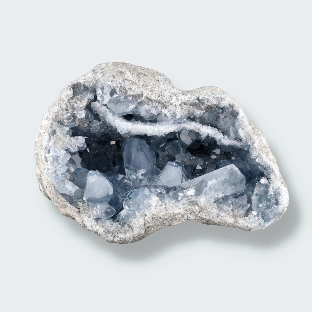 Coelestin aus Madagaskar, Stufe 23,0 × 16,0 × 17,0 cm