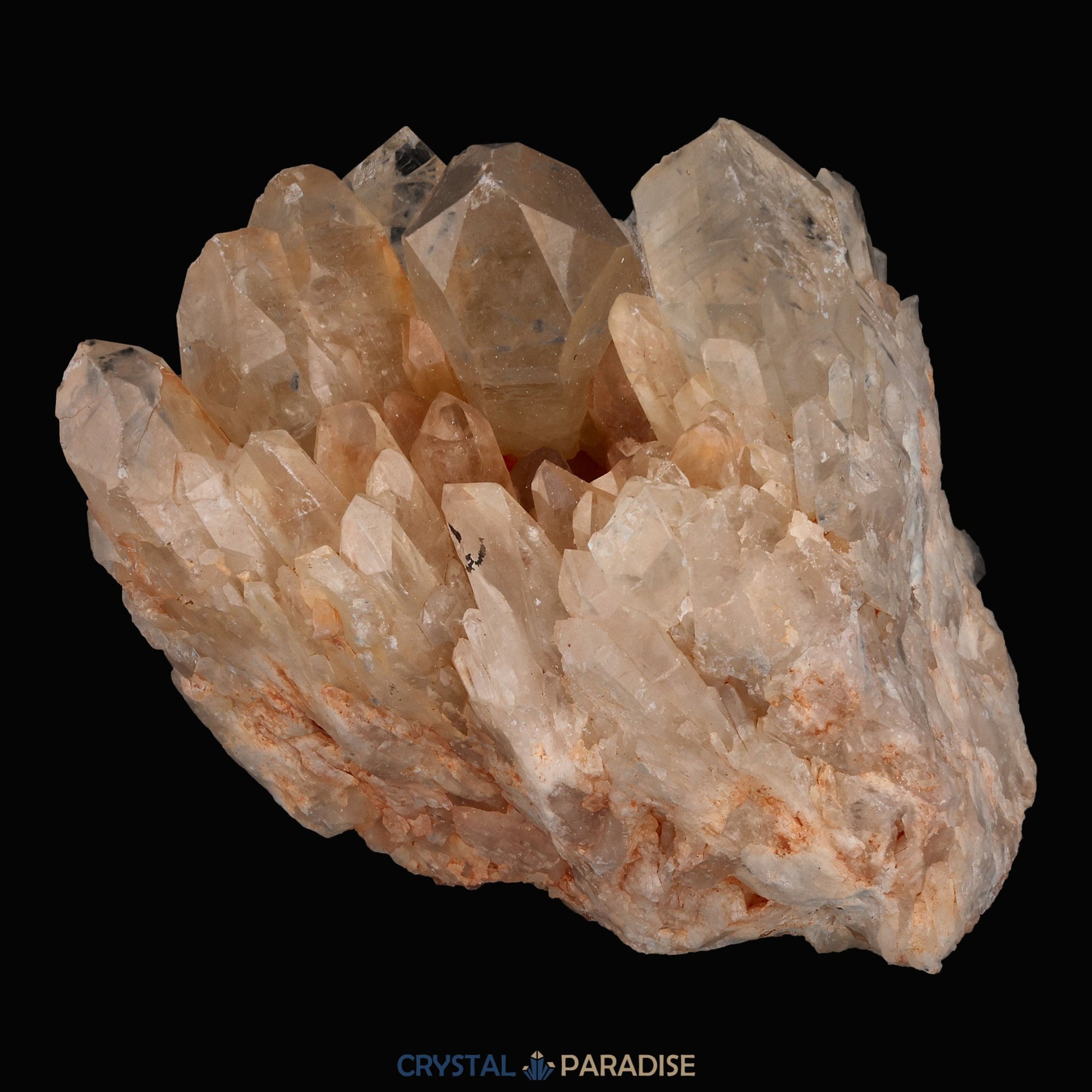 Citrin Handstufe aus Kunduluni, Kongo (703g) - unbehandelt - crystal paradise