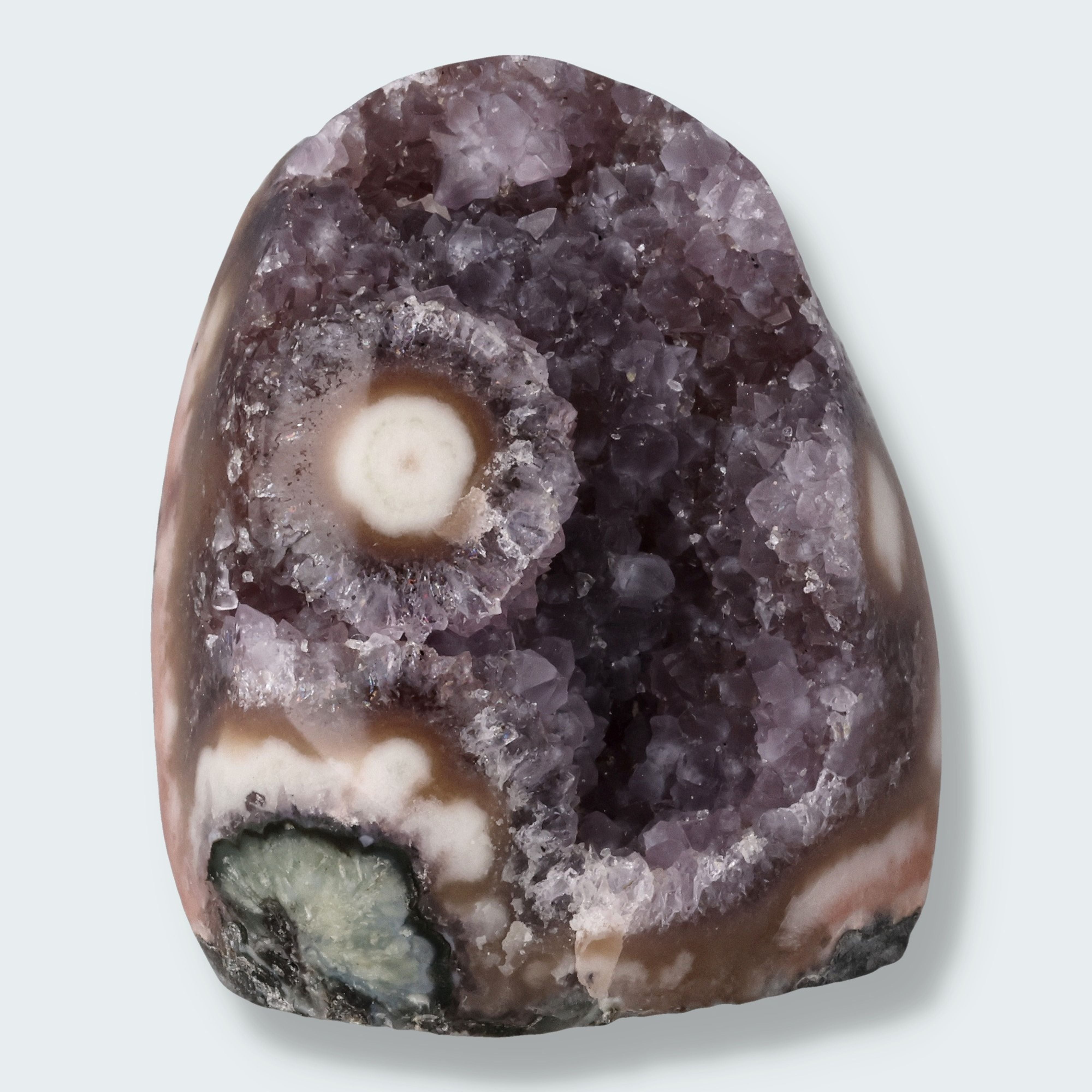 Amethyst Druse achatisiert aus Uruguay