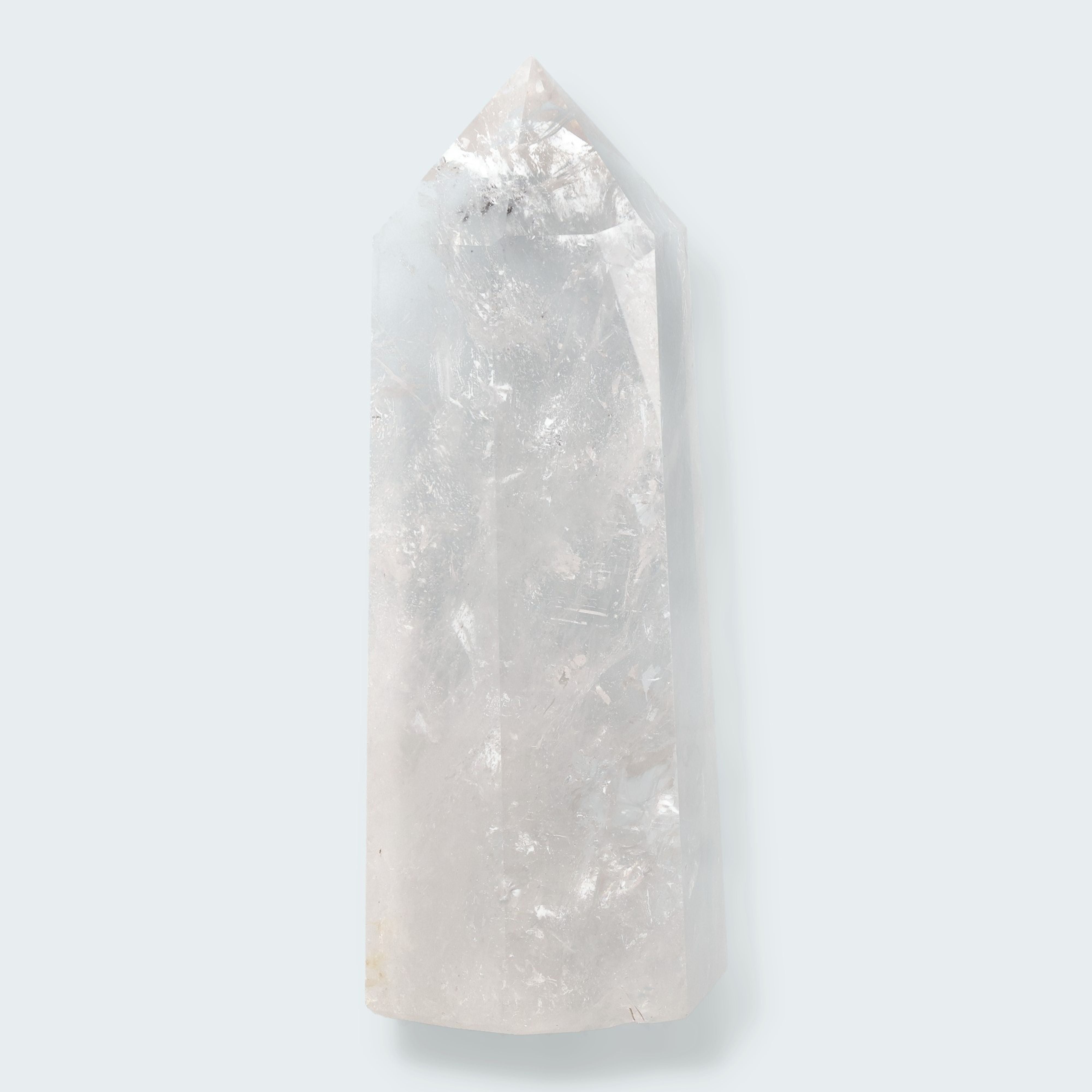 Bergkristall Obelisk aus Brasilien (15,5 cm) 750g