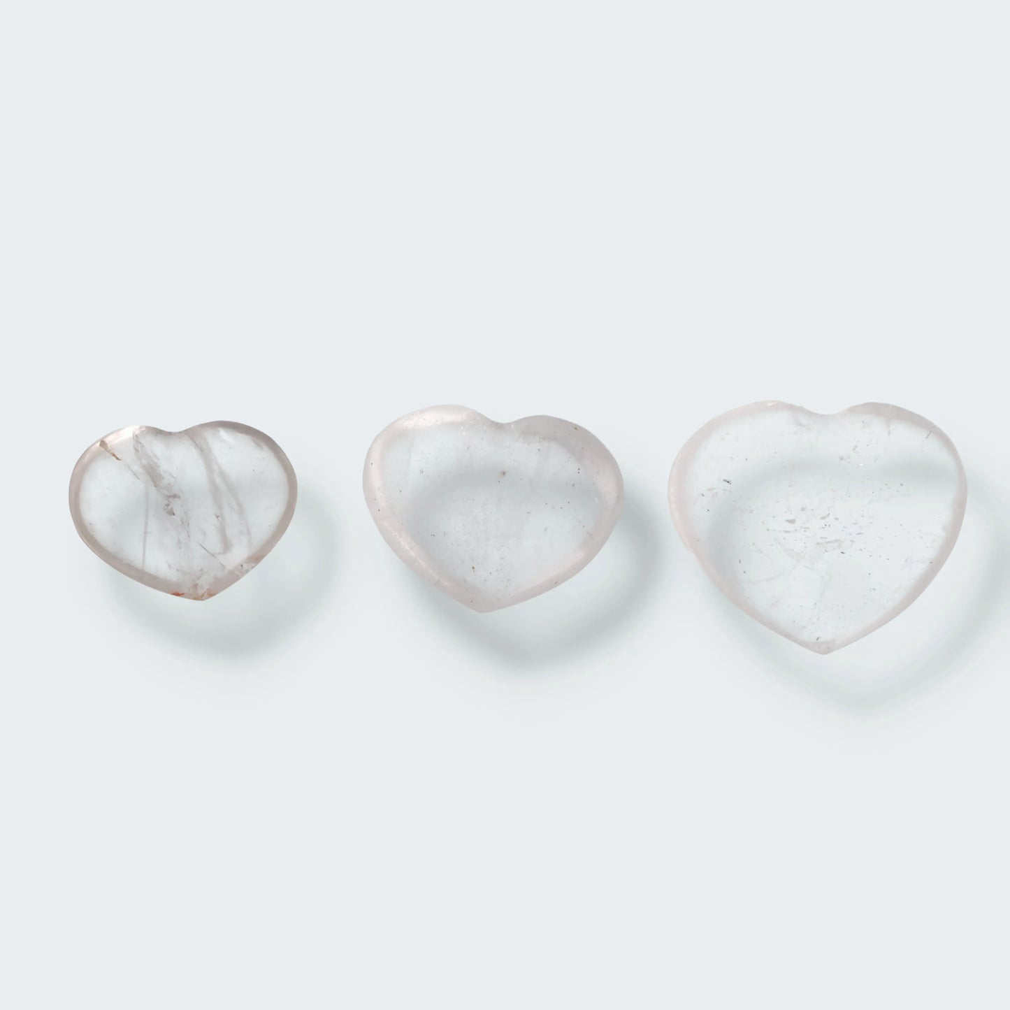 Bergkristall mini Herzen