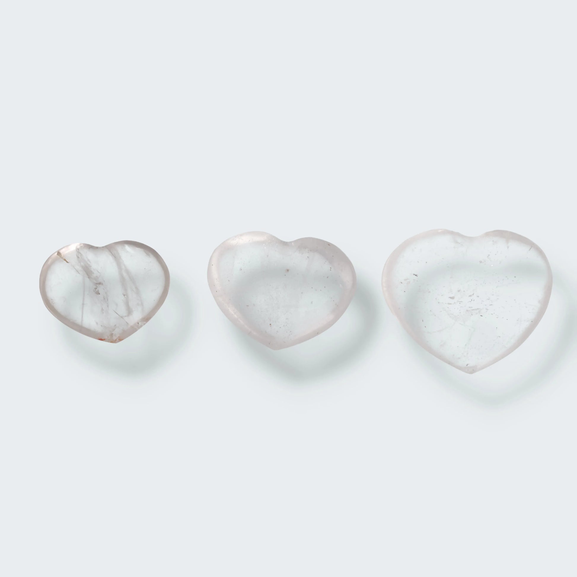 Bergkristall mini Herzen