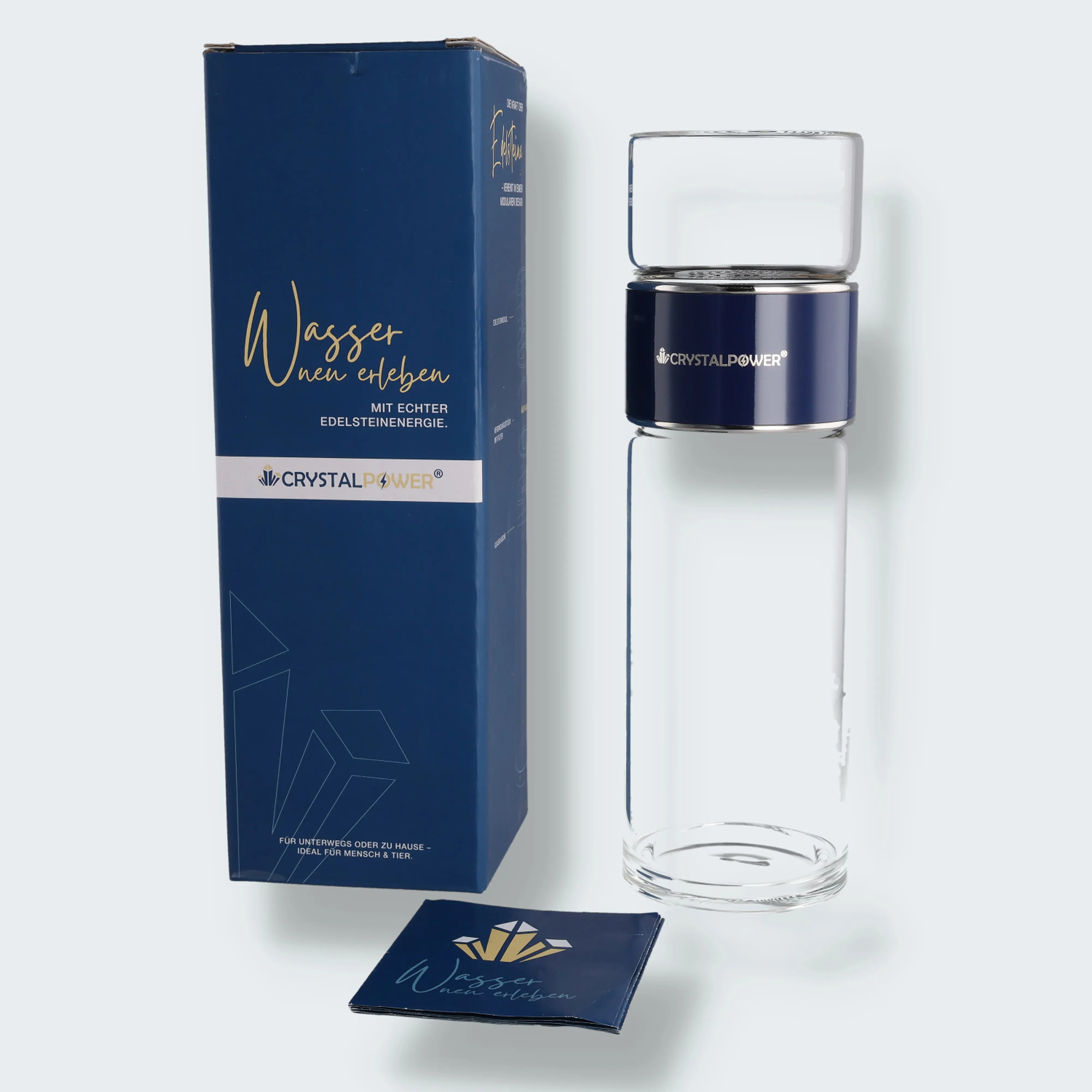 crystalpower® Wasserflasche für Wassersteine