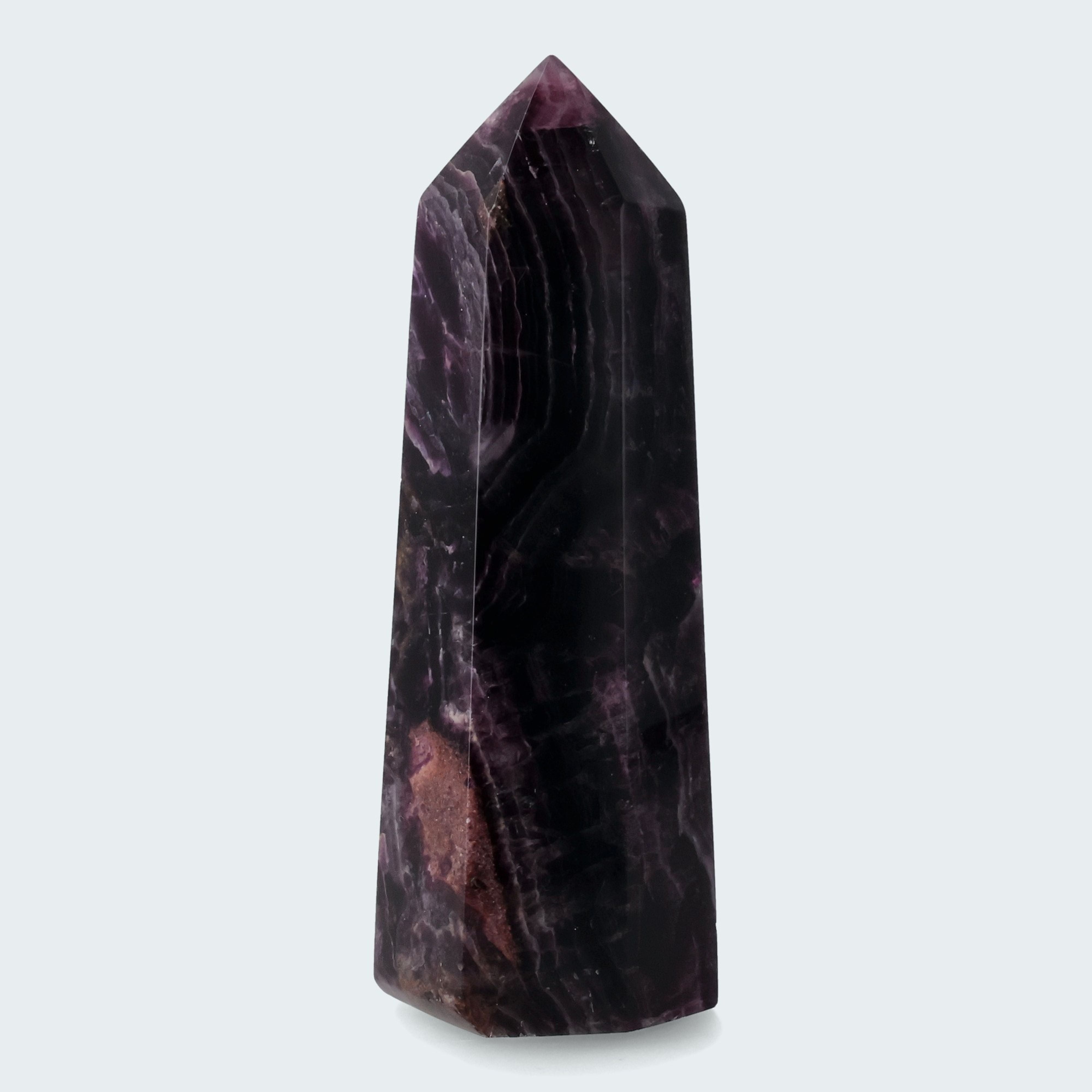 Violetter Fluorit Obelisk aus der inneren Mongolei (395g)