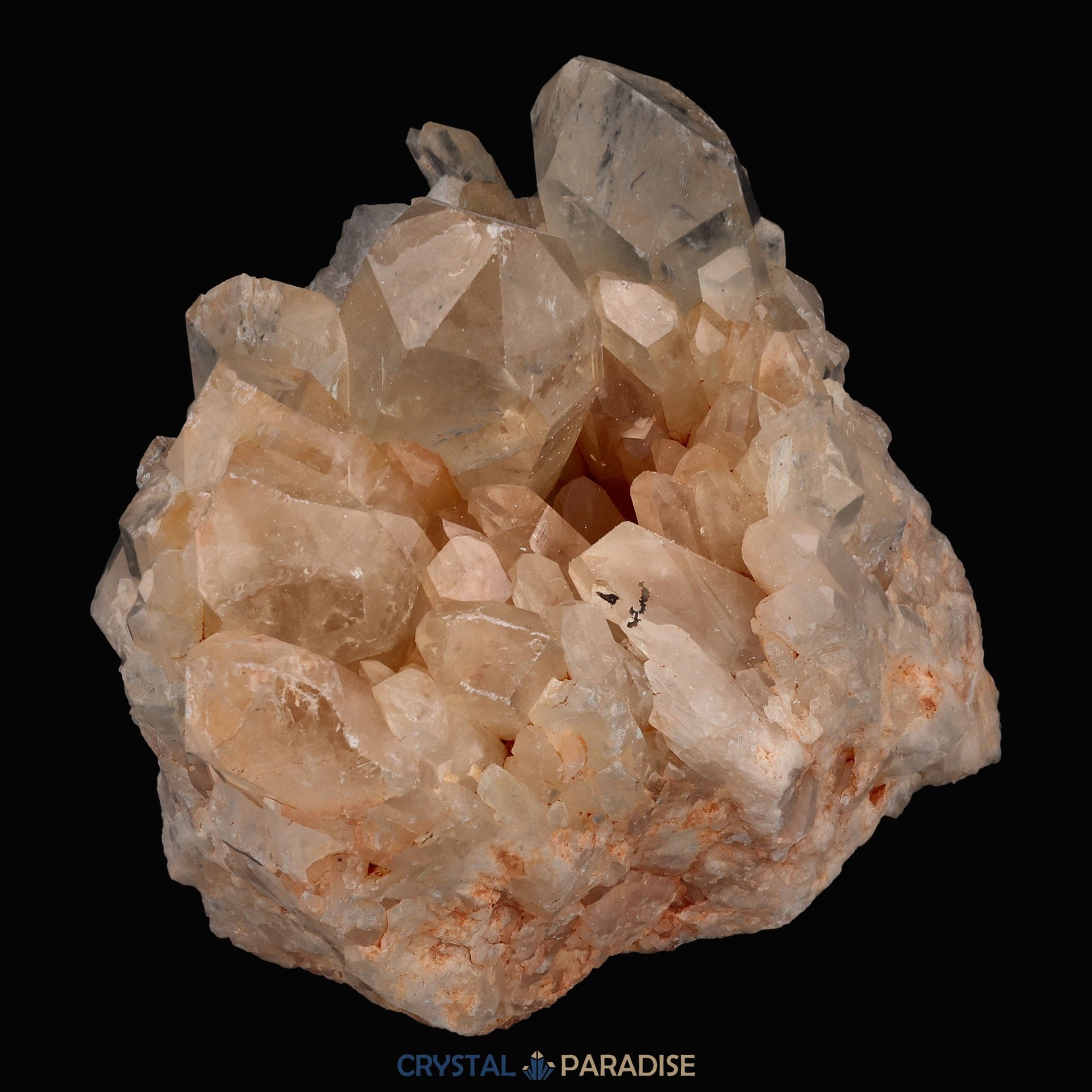 Citrin Handstufe aus Kunduluni, Kongo (703g) - unbehandelt - crystal paradise