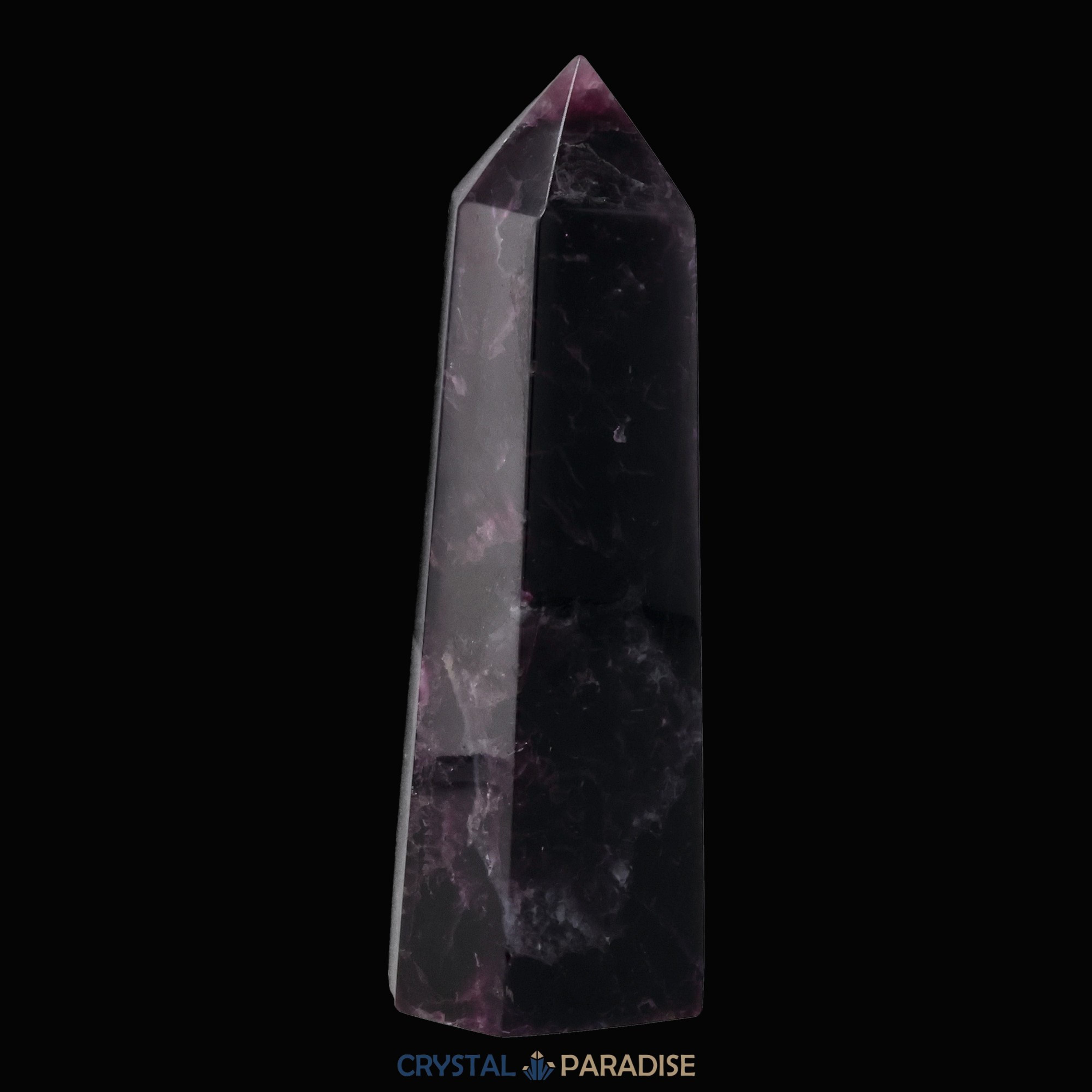 Violetter Fluorit Obelisk aus der inneren Mongolei (395g) – Ansicht 6