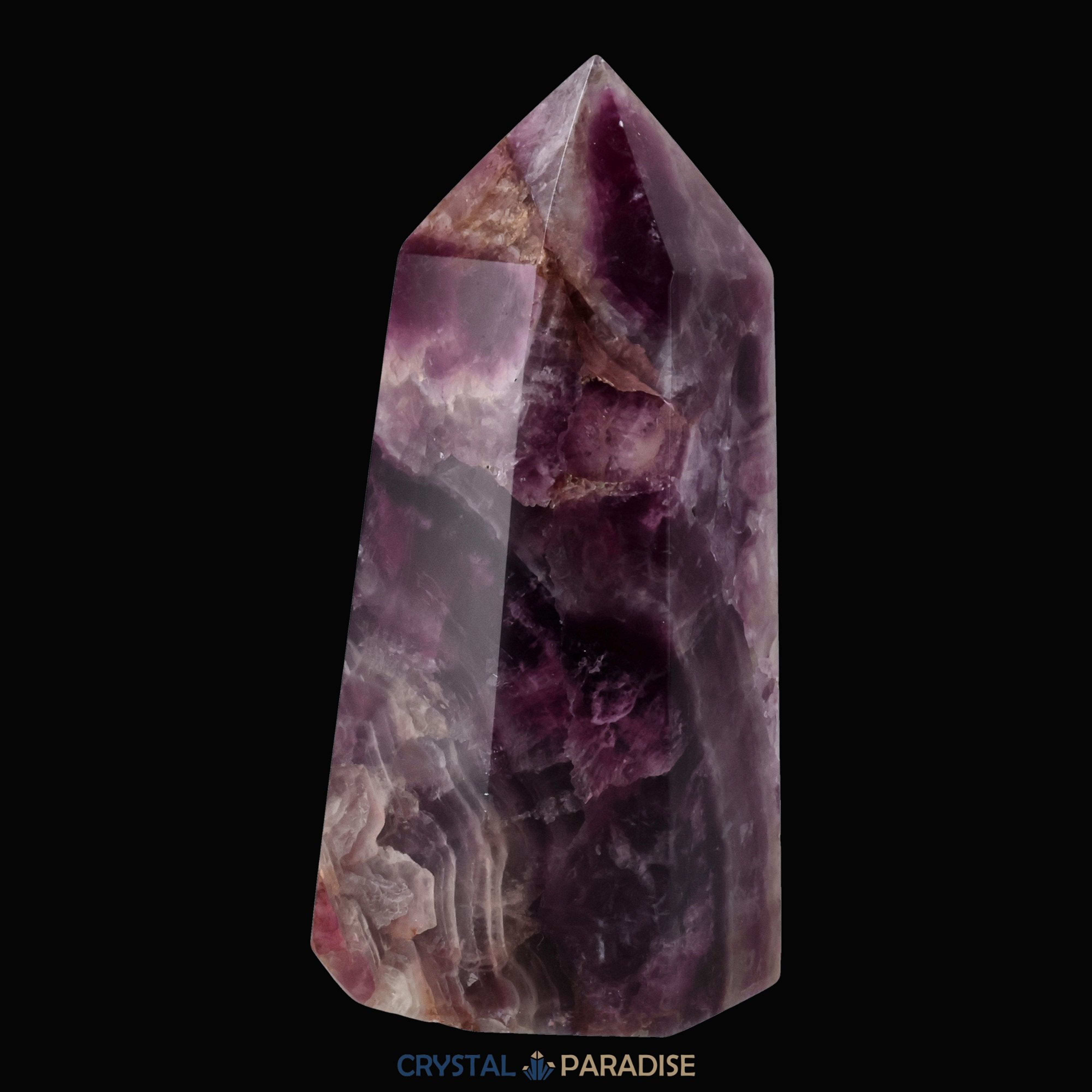 Violetter Fluorit Obelisk aus der inneren Mongolei (712g) – Ansicht 5
