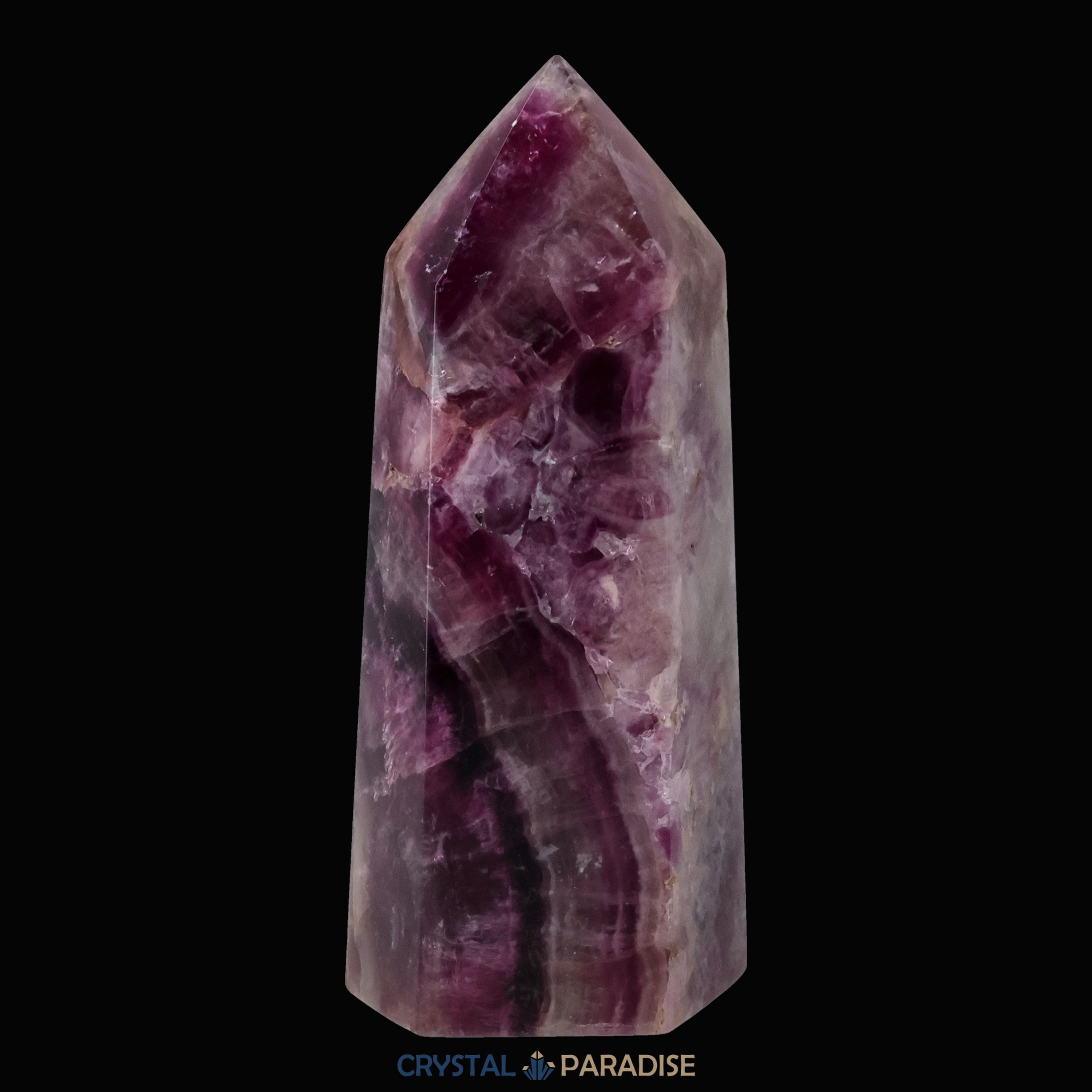 Violetter Fluorit Obelisk aus der inneren Mongolei (712g) – Ansicht 6