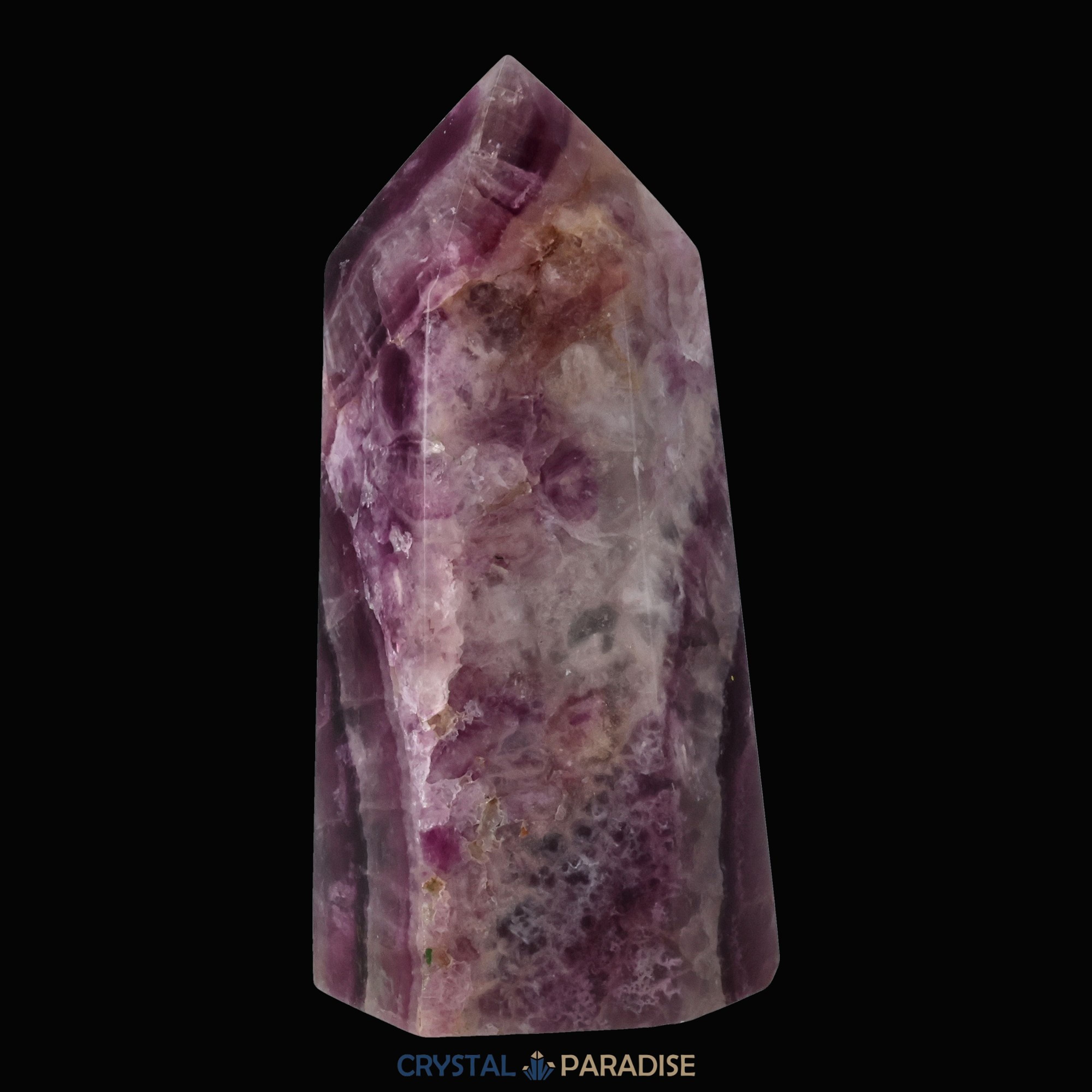 Violetter Fluorit Obelisk aus der inneren Mongolei (712g) – Ansicht 7
