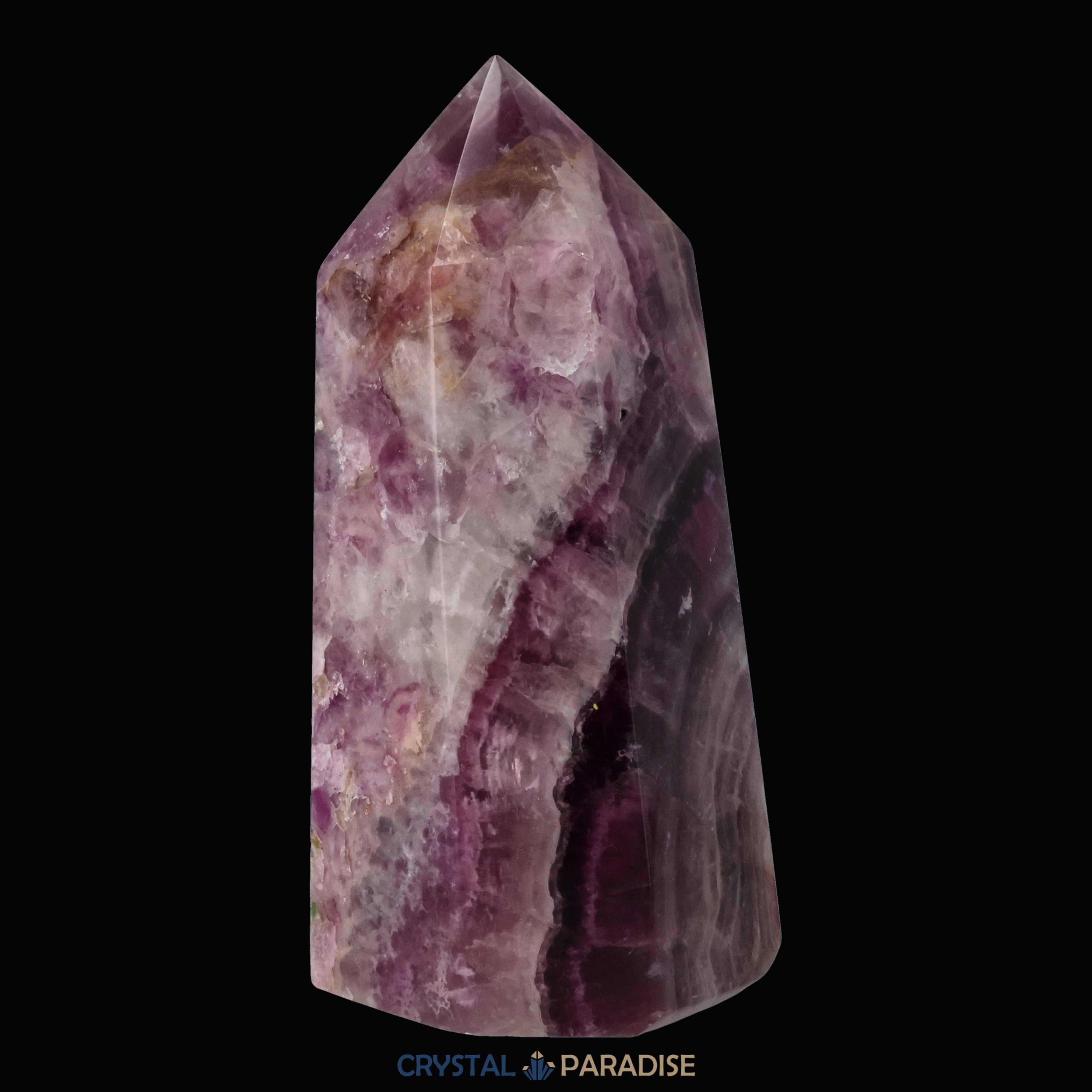 Violetter Fluorit Obelisk aus der inneren Mongolei (712g) – Ansicht 8